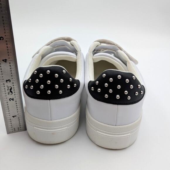 J/Slides Gennie Studded Platform Sneaker Shoes Women's White Size US9M EU40 - Picture 5 of 12